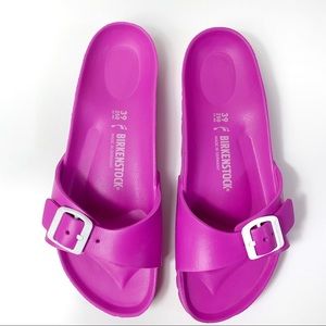 Birkenstock Pink Purple Madrid Essentials Sandals
